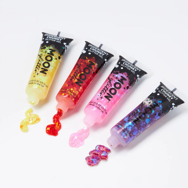Moon Glitter Iridescent Chunky Glitter Gel Cherry 12 ml