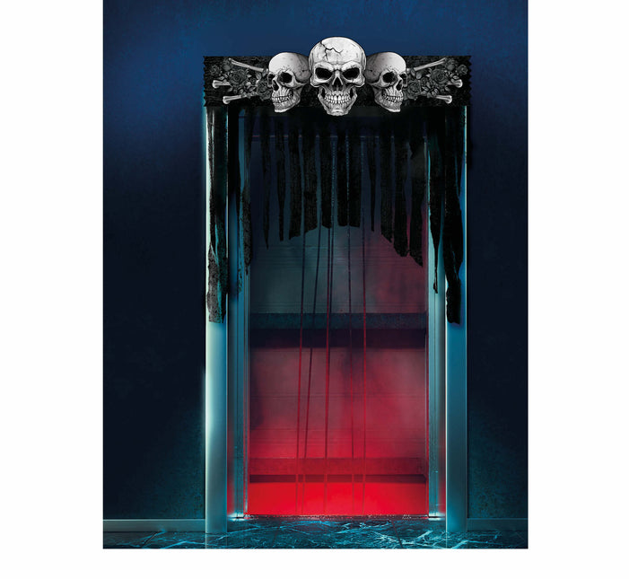 Halloween-dørforhæng Skelet