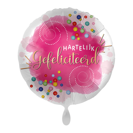 Happy Birthday Helium Balloon Empty 43cm