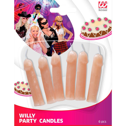 Stearinlys Dick 6 stk