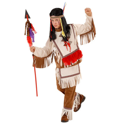 Indianerkostume dreng 2 dele