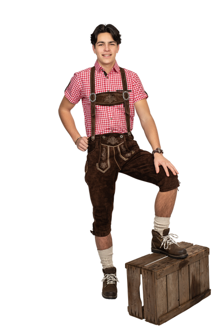 Lederhose brun mænd lang