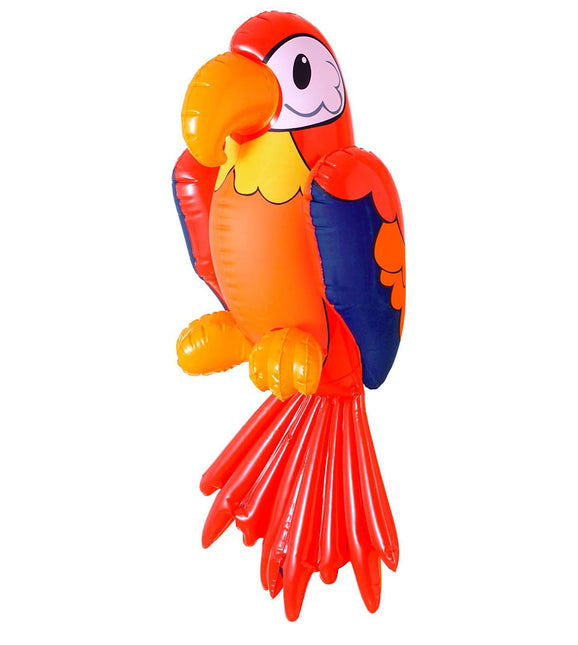 Oppustelig papegøje 60 cm