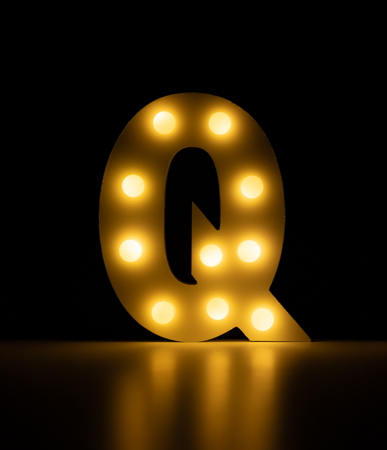 Q Light Letter 16,5 cm