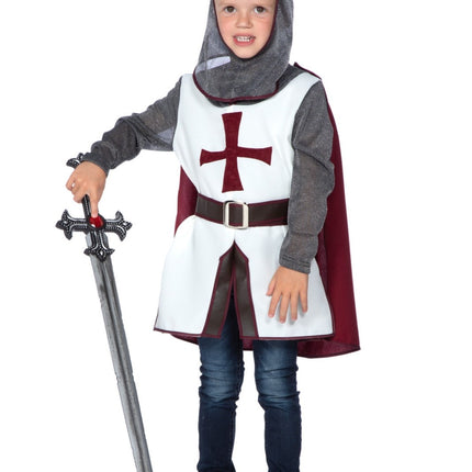 Ridder kostume barn kors 4 dele