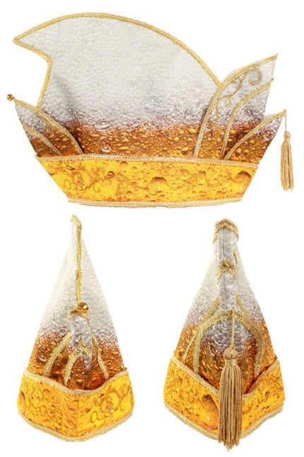 Prince Pils Cap Gold Galon Størrelse 63