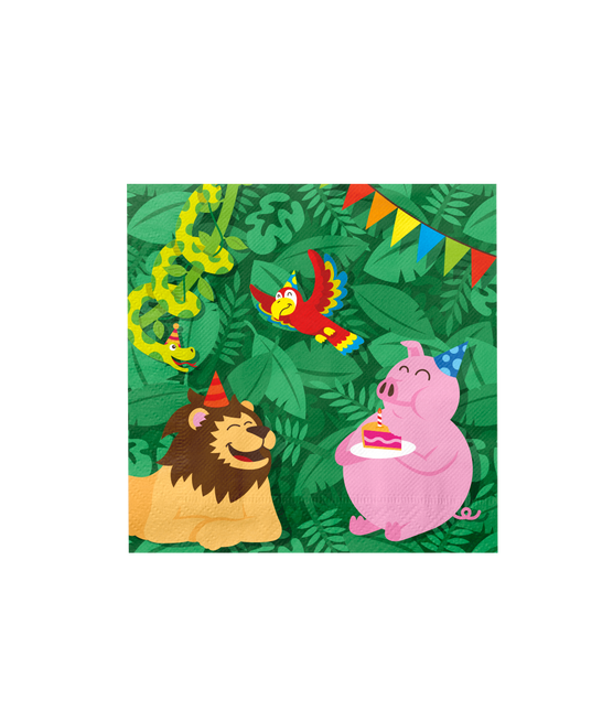 Jungle Servietter 33cm 16stk