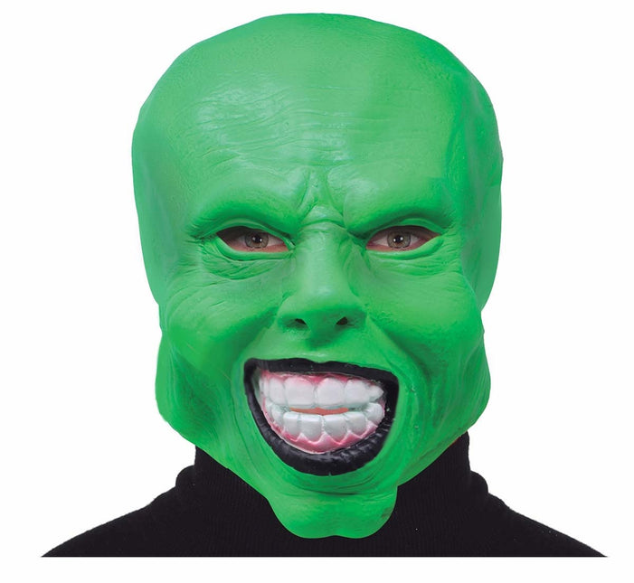 Alien med grøn maske