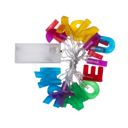 Lysguirlande LED Joyeux Anniversaire 2m