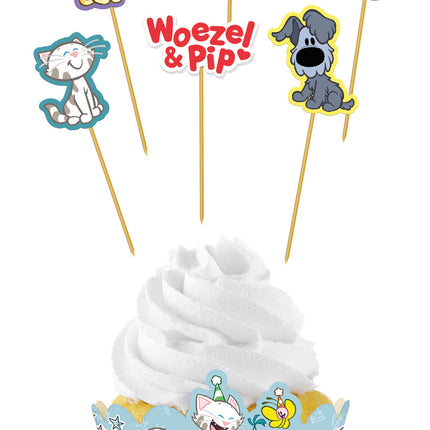 Woezel En Pip Cupcake Toppers 6 stk