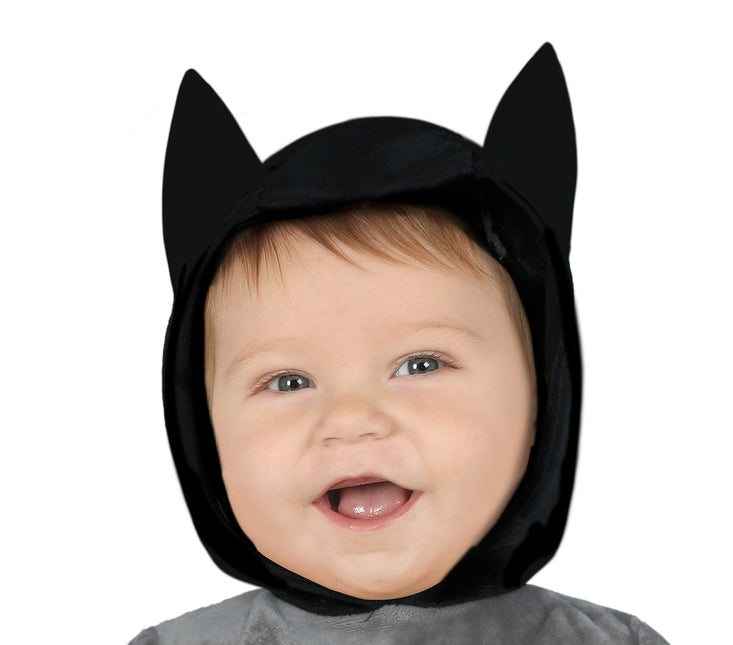 Batman-dragt grå baby