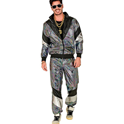 Neon 80S træningsdragt Fault Reflekterende