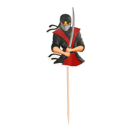 Ninja Cake topper 5 dele