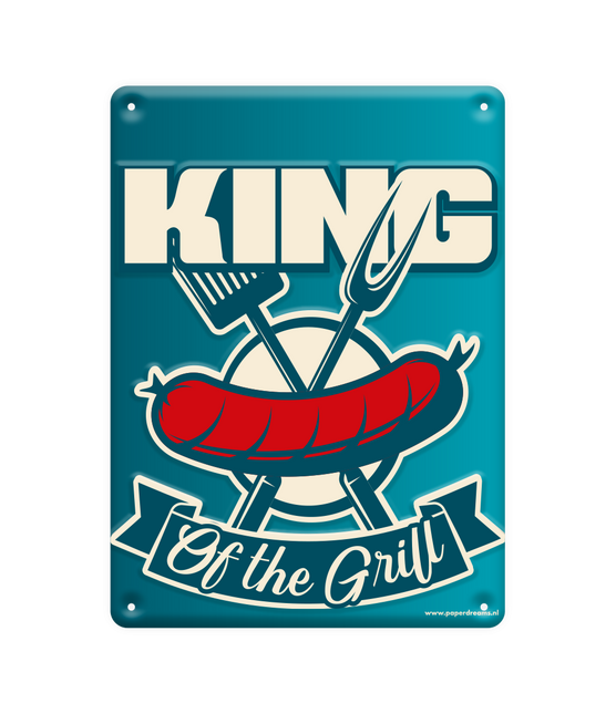 Metalen Bord King Of Grill