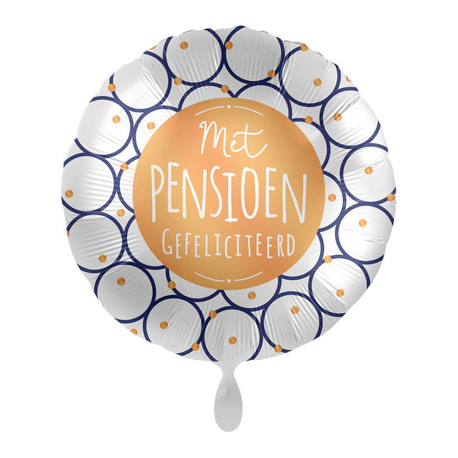 Heliumballon-pensionering Tillykke!