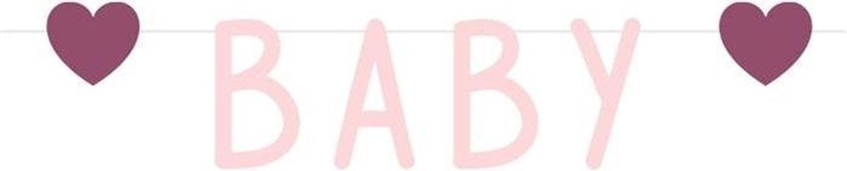 Bogstavkæde fødsel pige 1,4 m