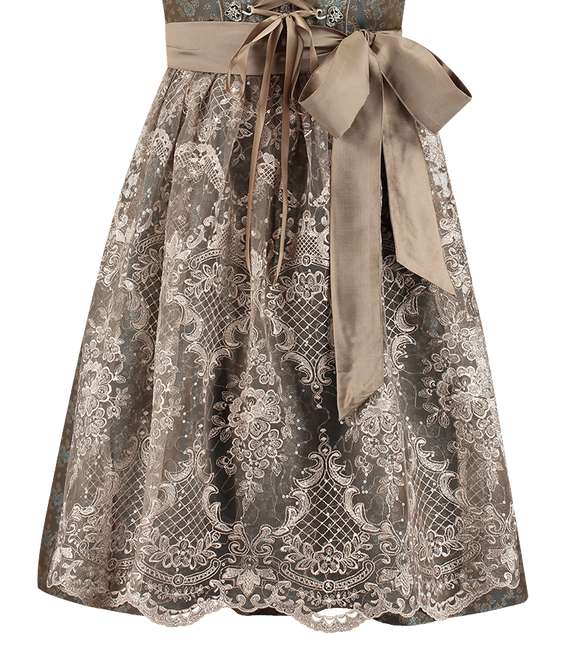 Grøn Dirndl-kjole Oktoberfest Ladies Jaquard