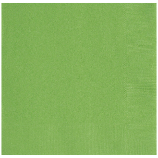 Lime Groene Servetten 33cm 50st