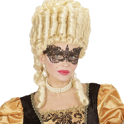 Blonde øjenmaske sort