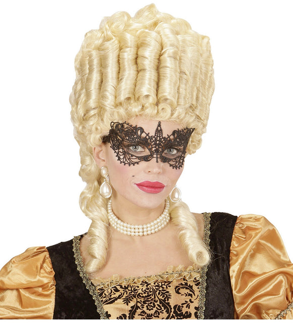 Blonde øjenmaske sort