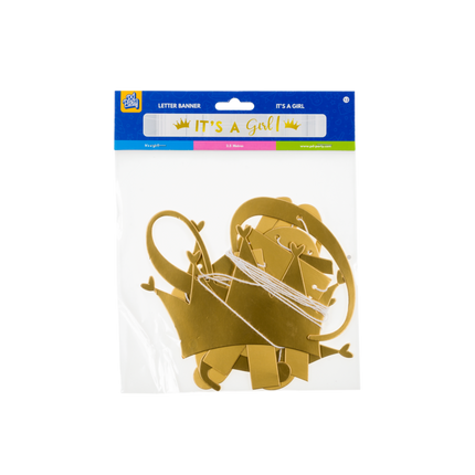 It's A Girl Bogstavguirlande