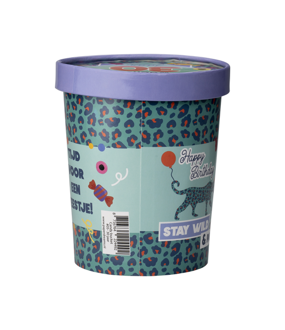 Farvet slikbakke 30 år 12 cm