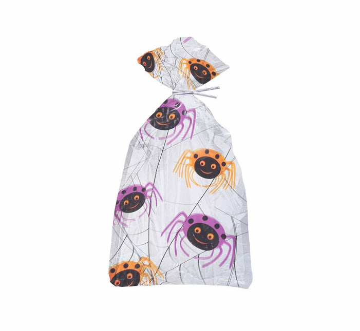 Uitdeelzakjes Spinnen 28cm 20st