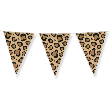 Brun sort krans Panther Print 10m