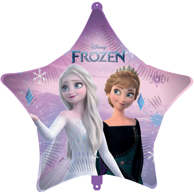 Frozen Helium Balloon Star Empty 46 cm