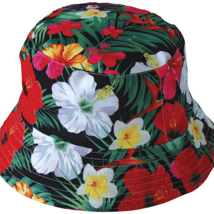 Hawaii Bucket Hat Blomster