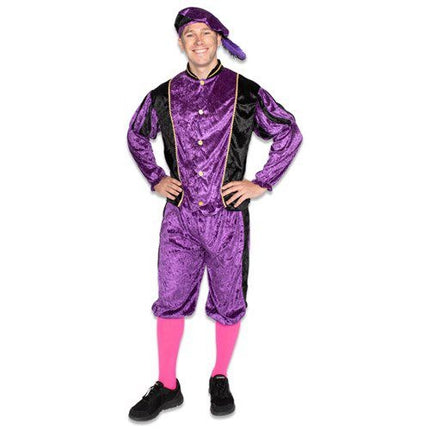 Pietenpak Velours Lilla/Sort