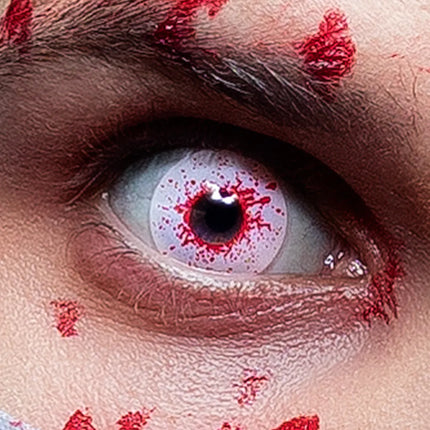 Rød hvid farve Linser Blod