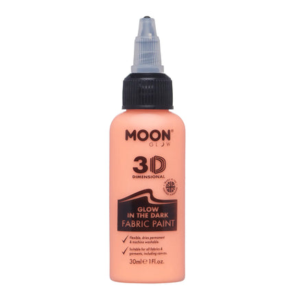 Moon Glow Glow in the Dark stofmaling orange 30 ml