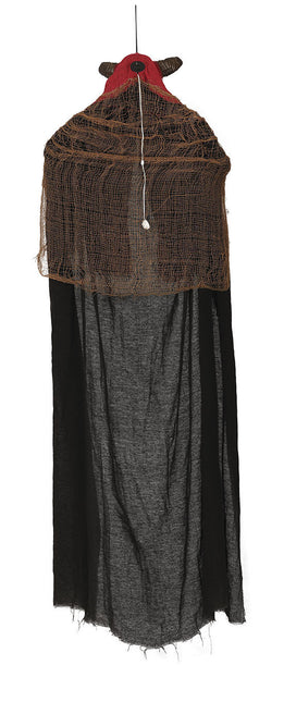 Halloween-dukke Vædder med lys 1,5 m