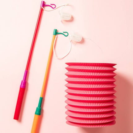 Lanternepind Orange 40 cm inkl. batteri