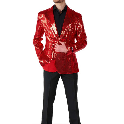 Paillet Red Blazer Men <tc>Suitmeister</tc>