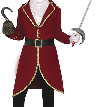 Piratkostume rød pige