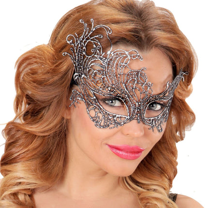 Sølv øjenmaske blonde