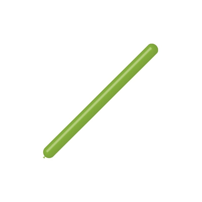 Æblegrønne modelleringsballoner 7,5 cm 150 cm 100 stk