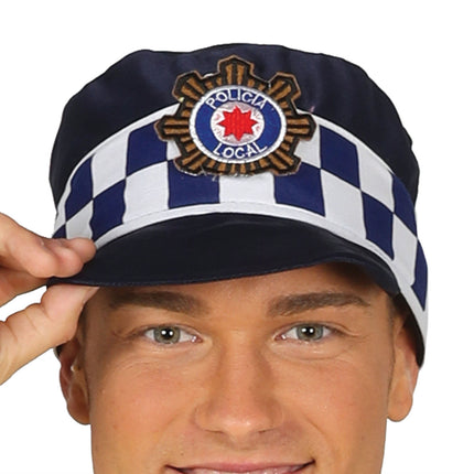 Politimand i nabolaget kostume mænd