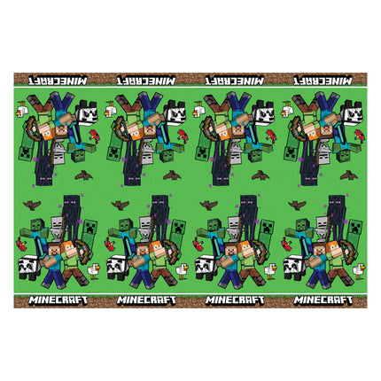 Minecraft-borddug i plast 1,8 m