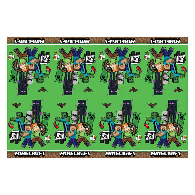 Minecraft Tafelkleed Plastic 1,8m