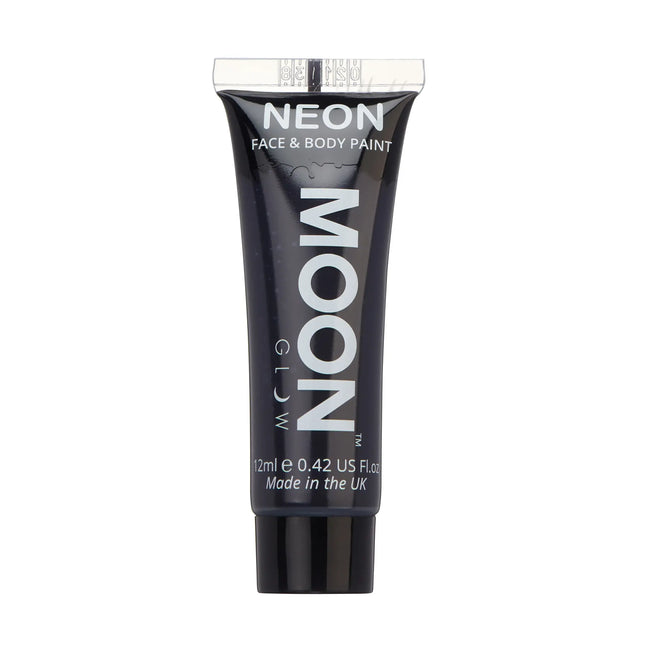 Moon Glow Pastel Neon UV Ansigtsmaling Sort 12ml
