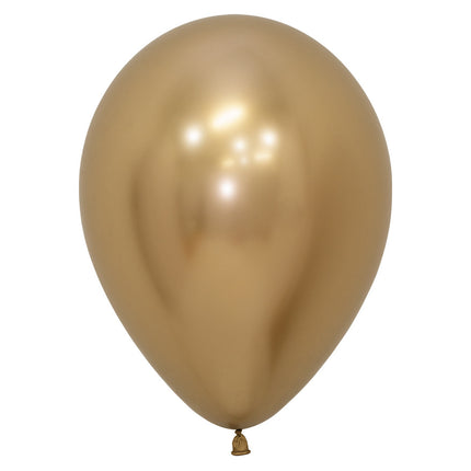 Balloner Reflex Gold 23cm 80stk