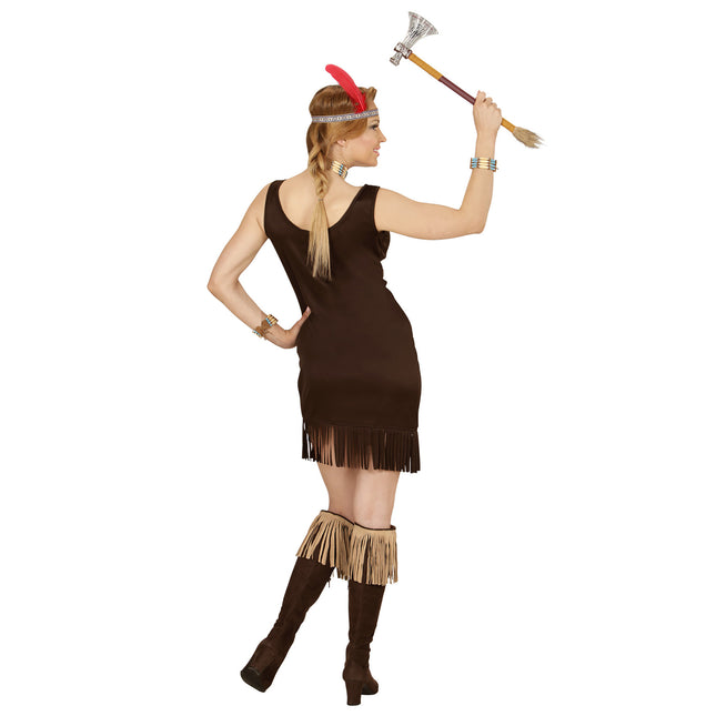 Indisk kjole brun til damer