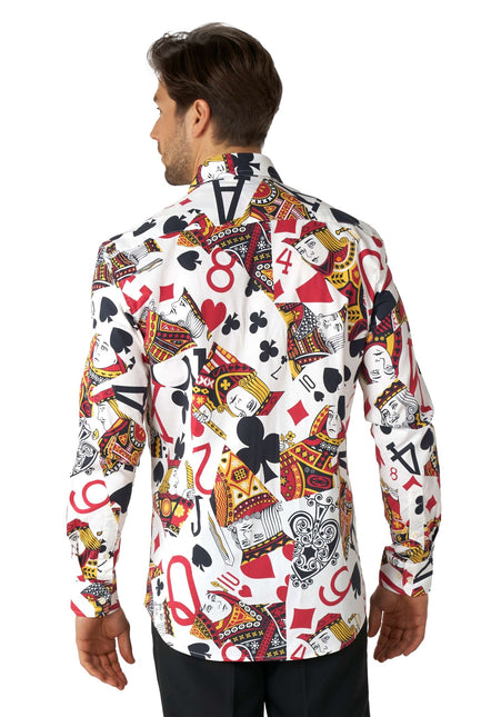 Casino Playing Cards skjorte til mænd <tc>OppoSuits</tc>