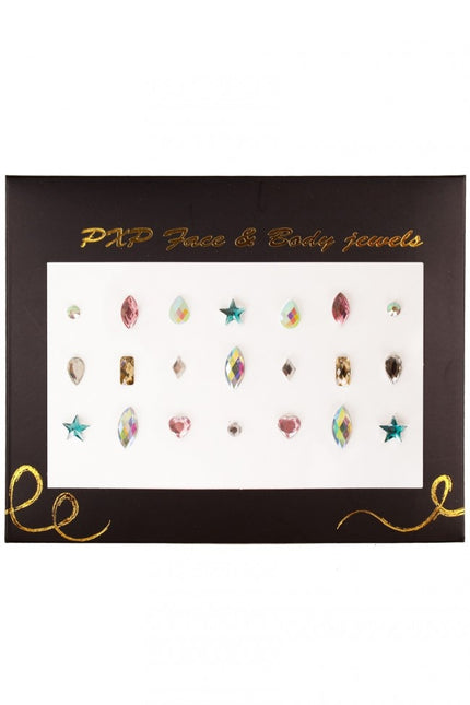 PXP Ansigtsklistermærke Ansigtsjuveler Model P