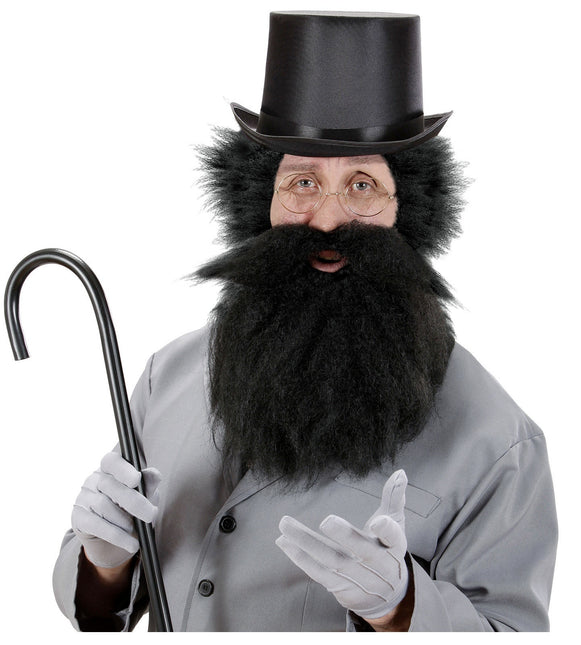 Caveman falsk skæg sort