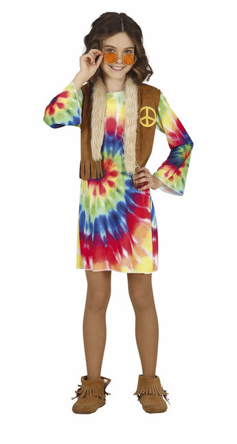 Hippie-pige kostume