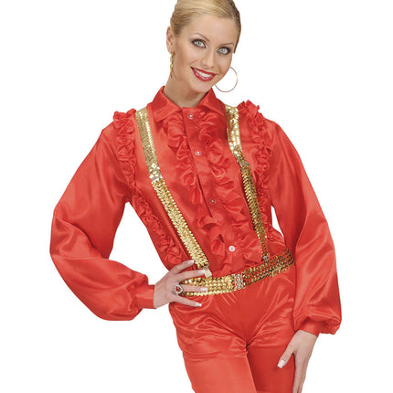 Guldbælte med pailletter